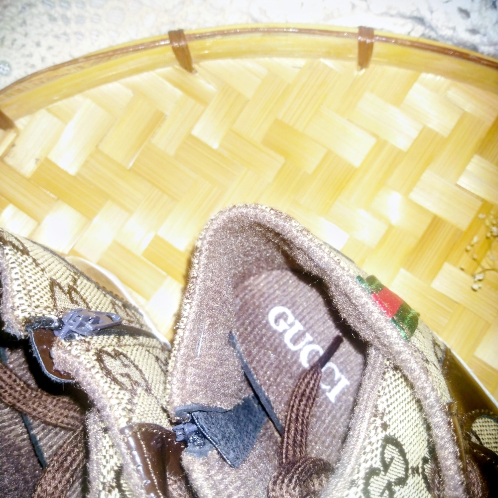 Gucci Brown and Tan Kids Boots - Picture 5 of 5